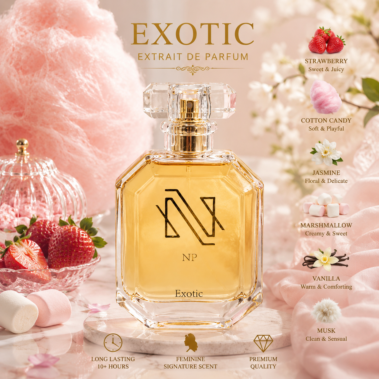Nexus Exotic long lasting vibrant tropical fruity mango coconut beach perfume for ladies in Nairobi Kenya